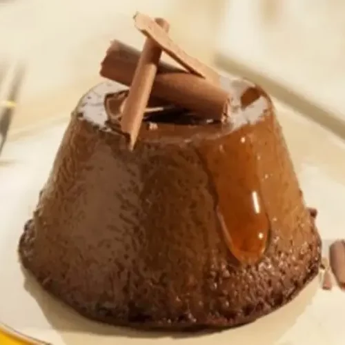 Receita de Flan de Chocolate