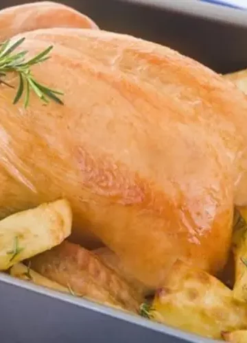 Receita de Frango Assado com Batata