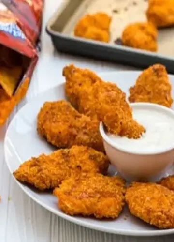 Receita de Frango empanado com Doritos