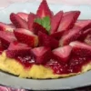 Receita de Fritada Doce de Morango