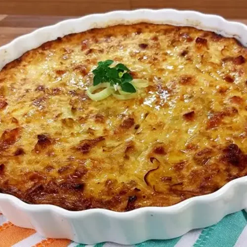 Receita de Gratinado de Alho-Poró