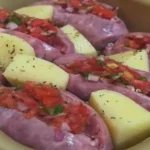 Receita de Frango assado com legumes e alecrim