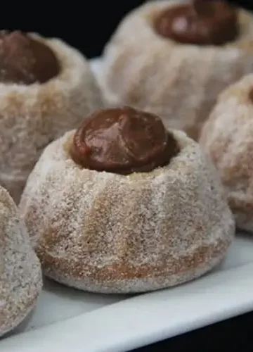 Receita de Mini Bolo de Churros