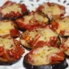 Receita de Mini Pizza de Berinjela