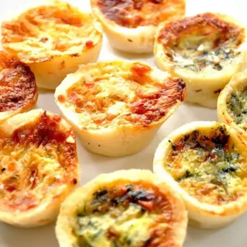 Receita de Mini Quiches