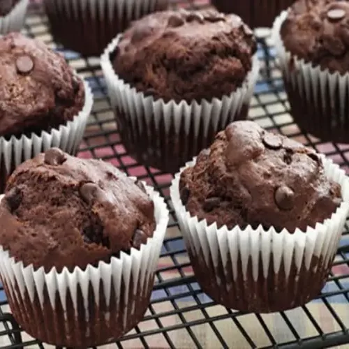 Receita de Muffin de Chocolate e Banana