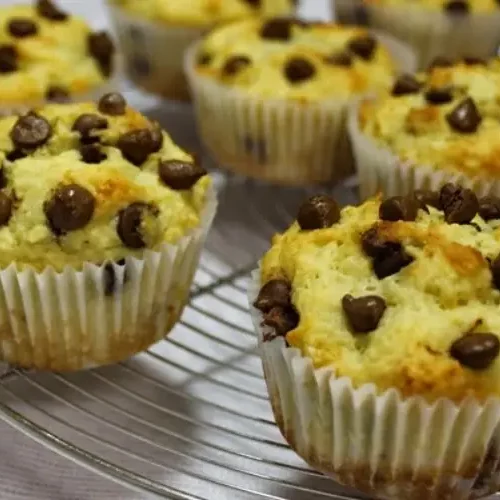 Receita de Muffins com Gotas de Chocolate