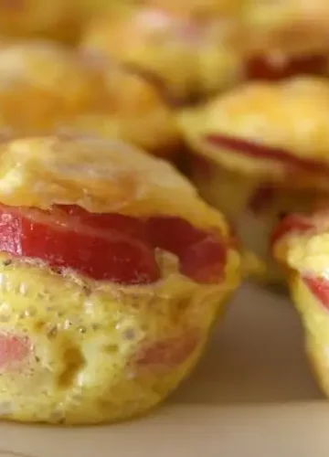 Receita de Muffins de Bacon