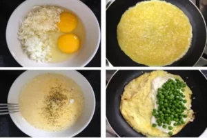 Receita de Omelete Recheada com Coalhada