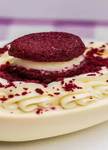 Receita de Ovo de Pascoa Red Velvet