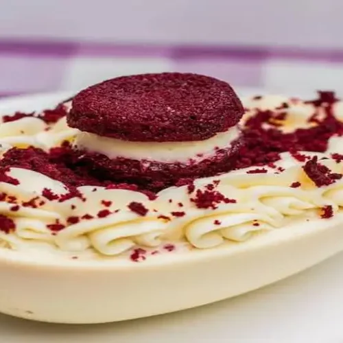 Receita de Ovo de Pascoa Red Velvet