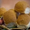 Receita de Pão de hambúrguer com gergelim