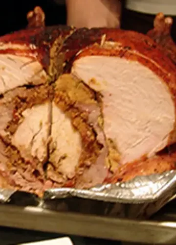 Receita de Peru recheado com pato e frango Turducken