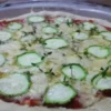 Receita de Pizza de abobrinha e Mozzarella