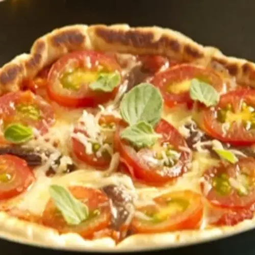 Receita de Pizza de Frigideira Pronta