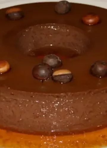 Receita de Pudim de Gianduia