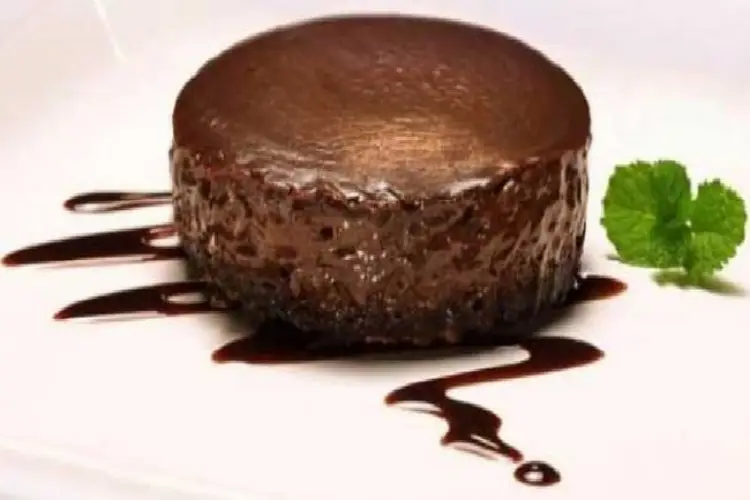 Receita de Pudim de Chocolate com Menta