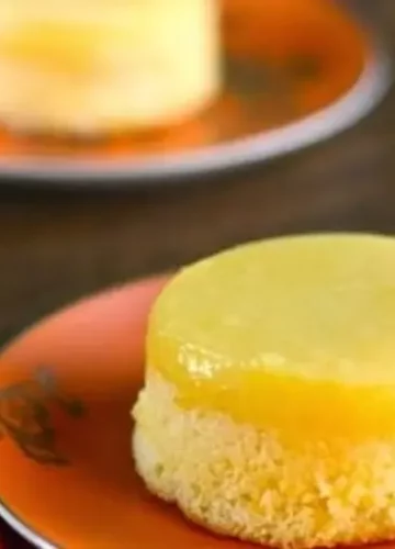 Receita de Pudinzinhos em Pão de Ló