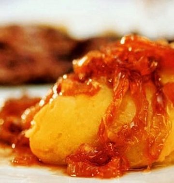 Receita de Purê de Batata Doce com Cebola