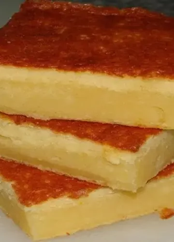 Receita de Quadrados de laranja e Natas