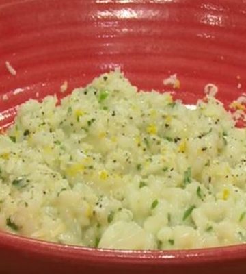 Receita de Risoto de Limão Siciliano