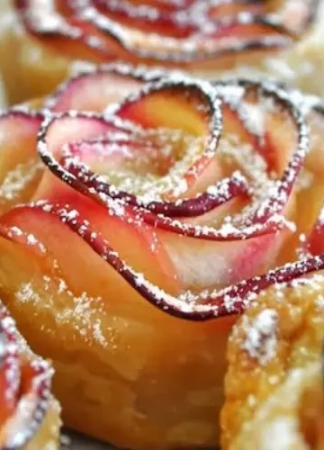 Receita de Rosas de Maçã