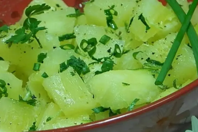 Receita de Salada de Aipim