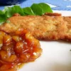 Receita de Receita de Schnitzel com purê de maçã