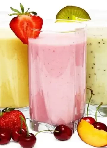 Receita de Shake Pré Treino de Kiwi ou Morango Funcional