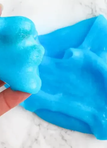 Receita de Slime com creme de barbear, água boricada e amaciante