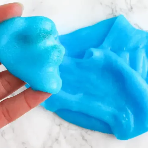 Receita de Slime com creme de barbear, água boricada e amaciante