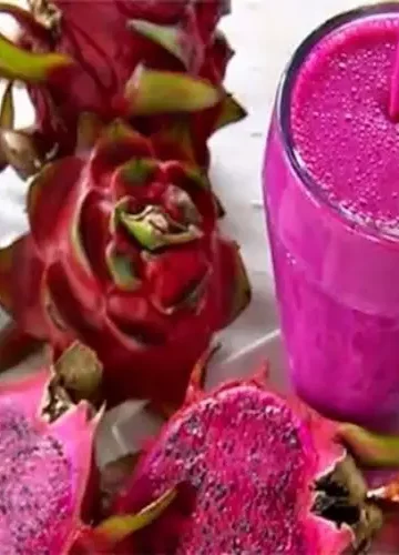 Receita de Suco de Pitaya