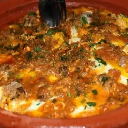 Receita de Tajine com Almondegas de Carneiro