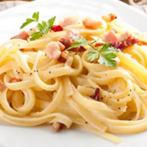 Receita de Talharim a Carbonara