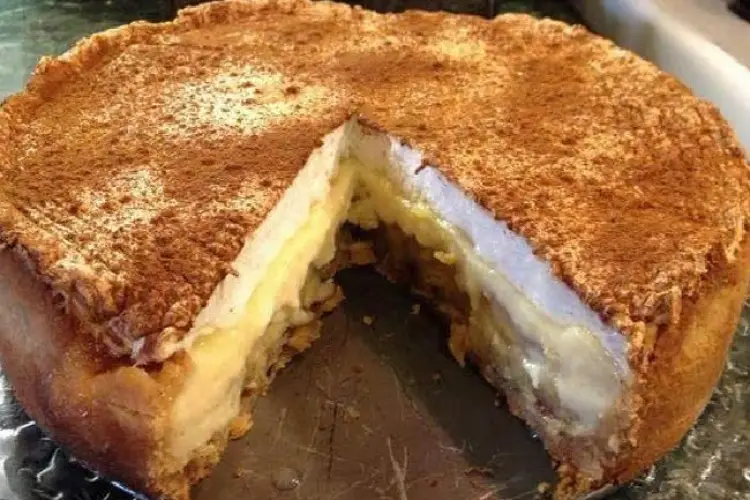 Receita de Torta de Banana com Amêndoas