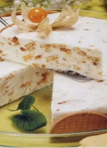 Receita de Torta Fresca de Bolacha