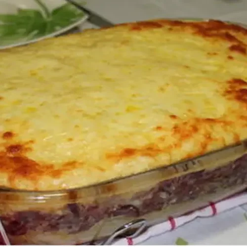 Receita de Torta de Batata Doce com Carne de Sol