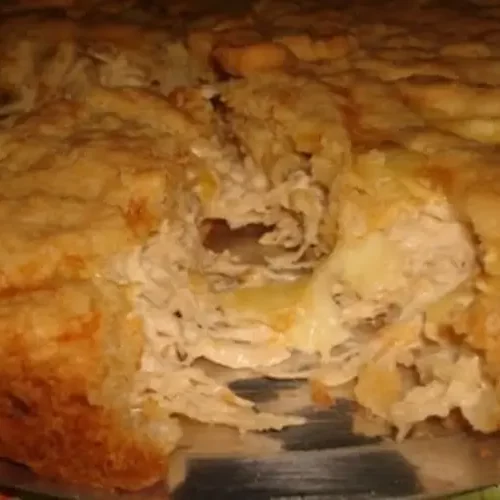 Torta de Frango e Requeijão