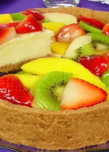 Receita de Torta de frutas Variadas