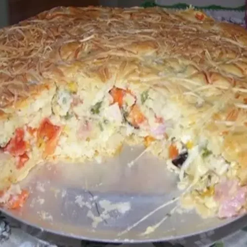 Receita de Torta de Pizza de Liquidificador