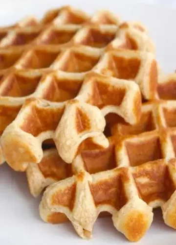 Receita de Waffle de liquidificador