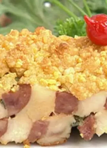 Receita de Xadrez de Frango e Linguiça da Ana Maria Braga