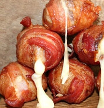 Almondegas de Bacon com Queijo