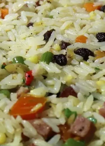 Receita de Arroz de Natal