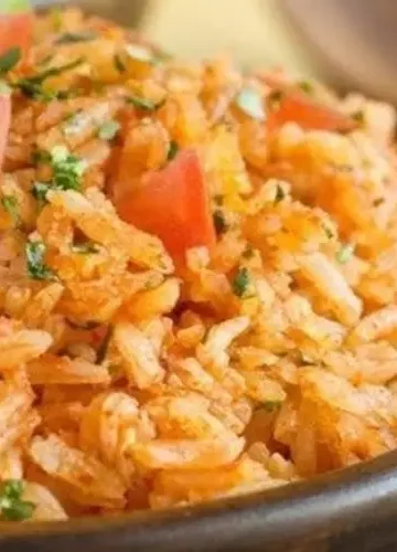 Receita de Arroz Vermelho Mexicano