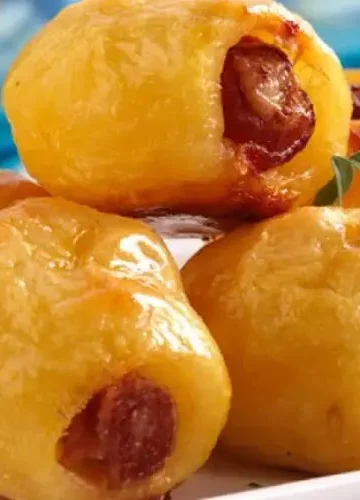 Receita de Batata Assada com Bacon