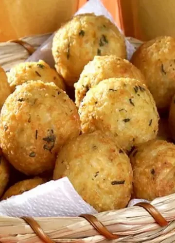 Receita de Bolinho de Arroz