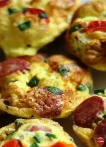 Receita de Bolinhos de Omelete