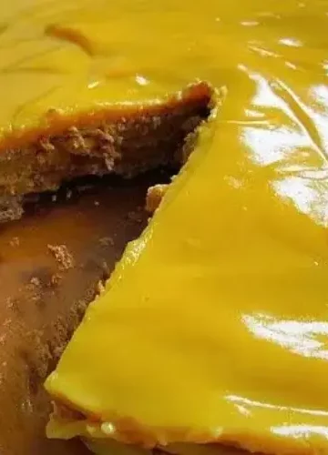 Receita de Bolo de Bolacha com Pudim