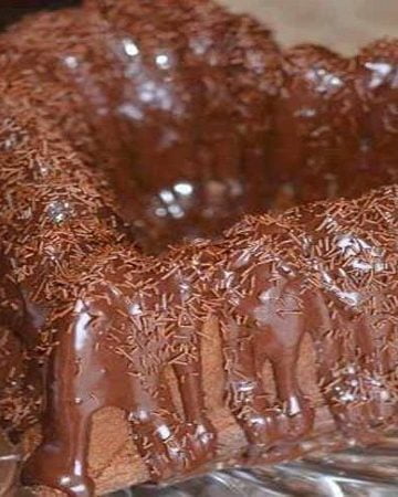 Receita de Bolo de Brigadeiro de Chocolate